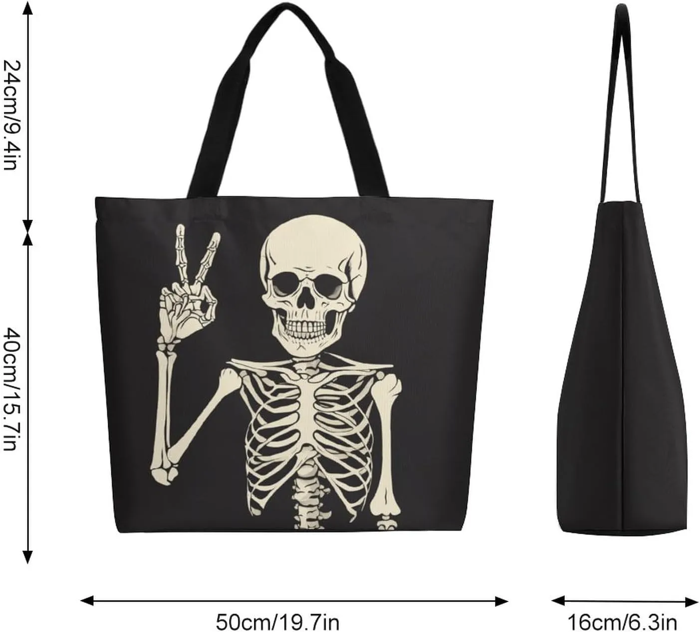 Canvas Tote Bag Large Women Casual Shoulder Bag Handbag Reusable Beach Shopping Grocery Bag For Outdoors