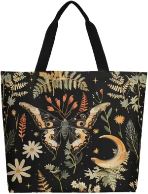 Canvas Tote Bag Large Women Casual Shoulder Bag Handbag Reusable Beach Shopping Grocery Bag For Outdoors