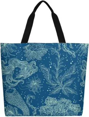 Canvas Tote Bag Large Women Casual Shoulder Bag Handbag Reusable Beach Shopping Grocery Bag For Outdoors