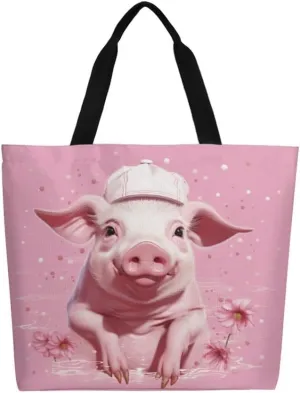 Canvas Tote Bag Large Women Casual Shoulder Bag Handbag Reusable Beach Shopping Grocery Bag For Outdoors