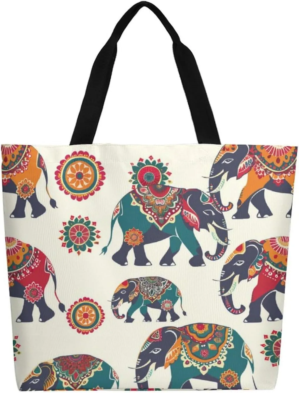 Canvas Tote Bag Large Women Casual Shoulder Bag Handbag Reusable Beach Shopping Grocery Bag For Outdoors