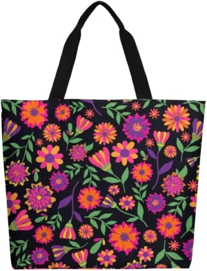 Canvas Tote Bag Large Women Casual Shoulder Bag Handbag Reusable Beach Shopping Grocery Bag For Outdoors