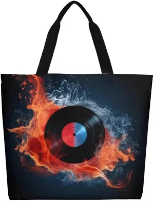 Canvas Tote Bag Large Women Casual Shoulder Bag Handbag Reusable Beach Shopping Grocery Bag For Outdoors