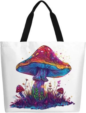 Canvas Tote Bag Large Women Casual Shoulder Bag Handbag Reusable Beach Shopping Grocery Bag For Outdoors
