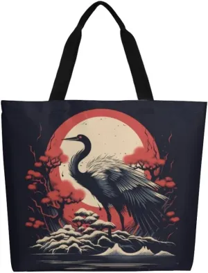 Canvas Tote Bag Large Women Casual Shoulder Bag Handbag Reusable Beach Shopping Grocery Bag For Outdoors