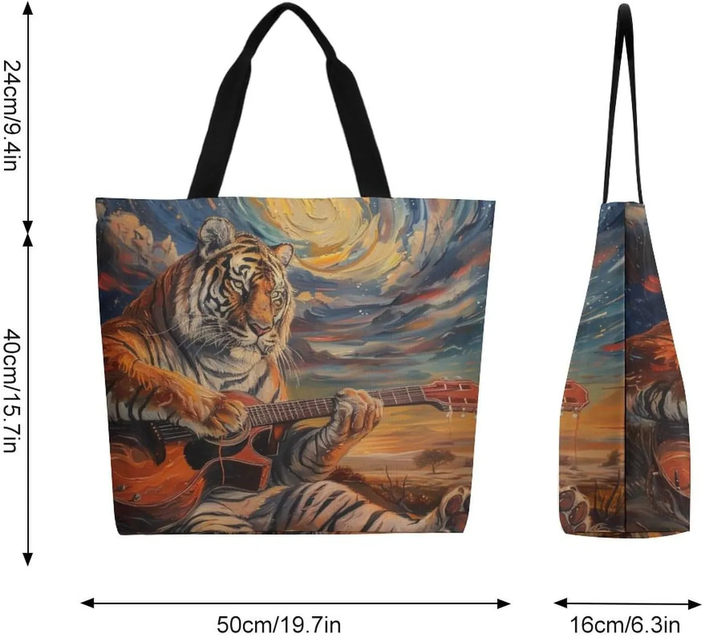 Canvas Tote Bag Large Women Casual Shoulder Bag Handbag Reusable Beach Shopping Grocery Bag For Outdoors