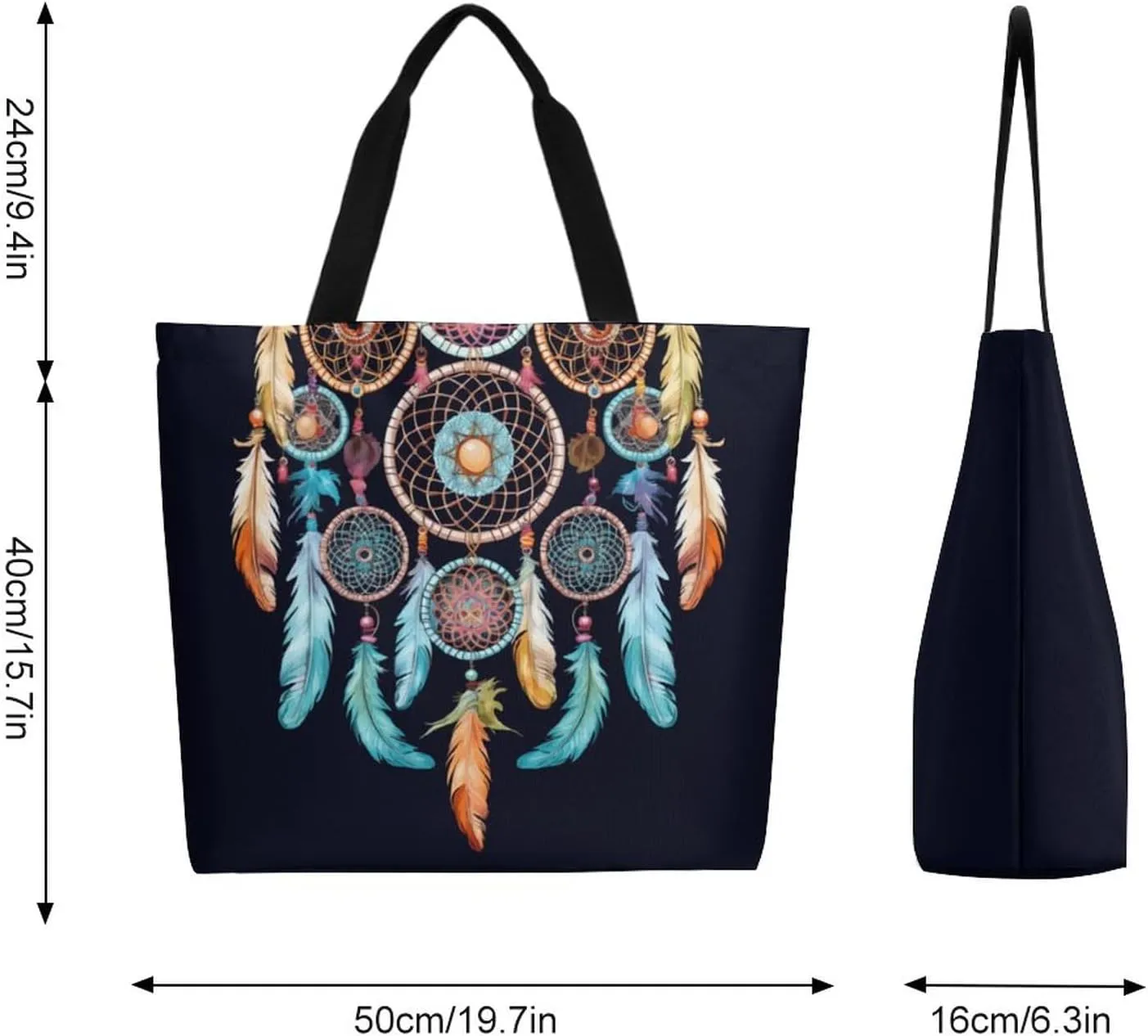 Canvas Tote Bag Large Women Casual Shoulder Bag Handbag Reusable Beach Shopping Grocery Bag For Outdoors