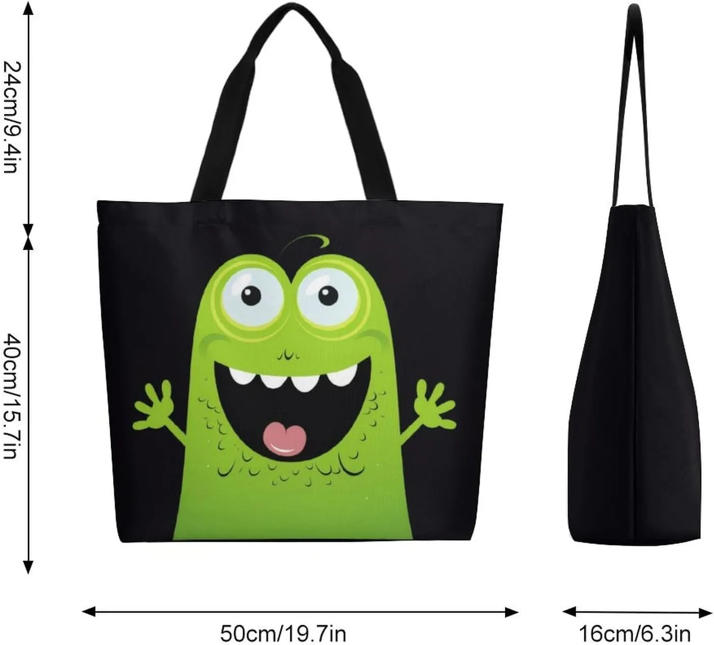 Canvas Tote Bag Large Women Casual Shoulder Bag Handbag Reusable Beach Shopping Grocery Bag For Outdoors