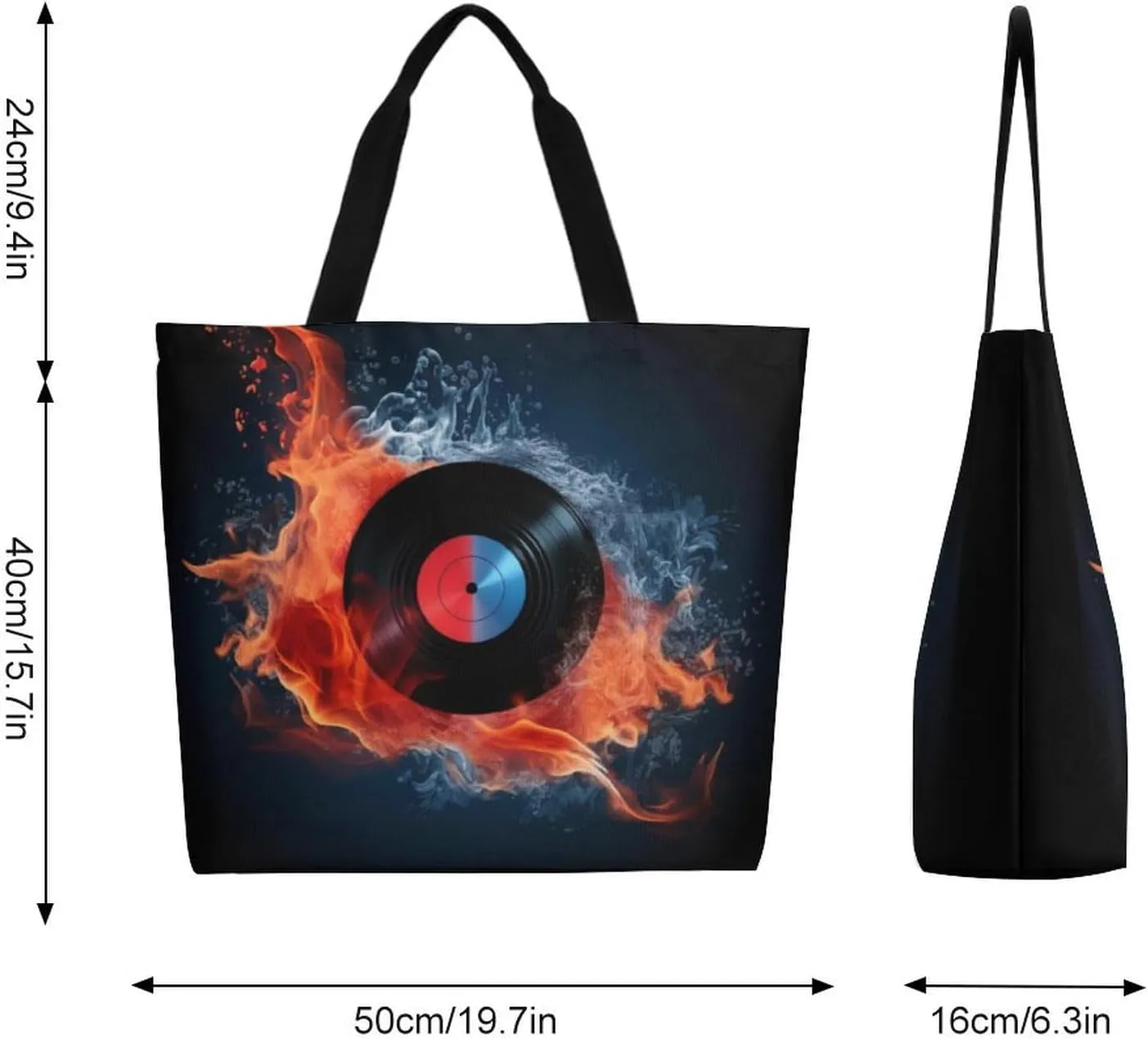 Canvas Tote Bag Large Women Casual Shoulder Bag Handbag Reusable Beach Shopping Grocery Bag For Outdoors