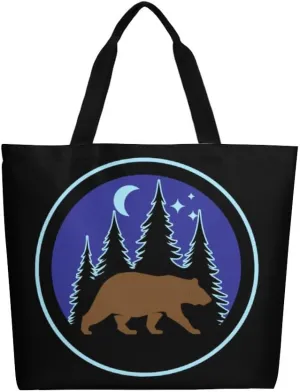 Canvas Tote Bag Large Women Casual Shoulder Bag Handbag Reusable Beach Shopping Grocery Bag For Outdoors