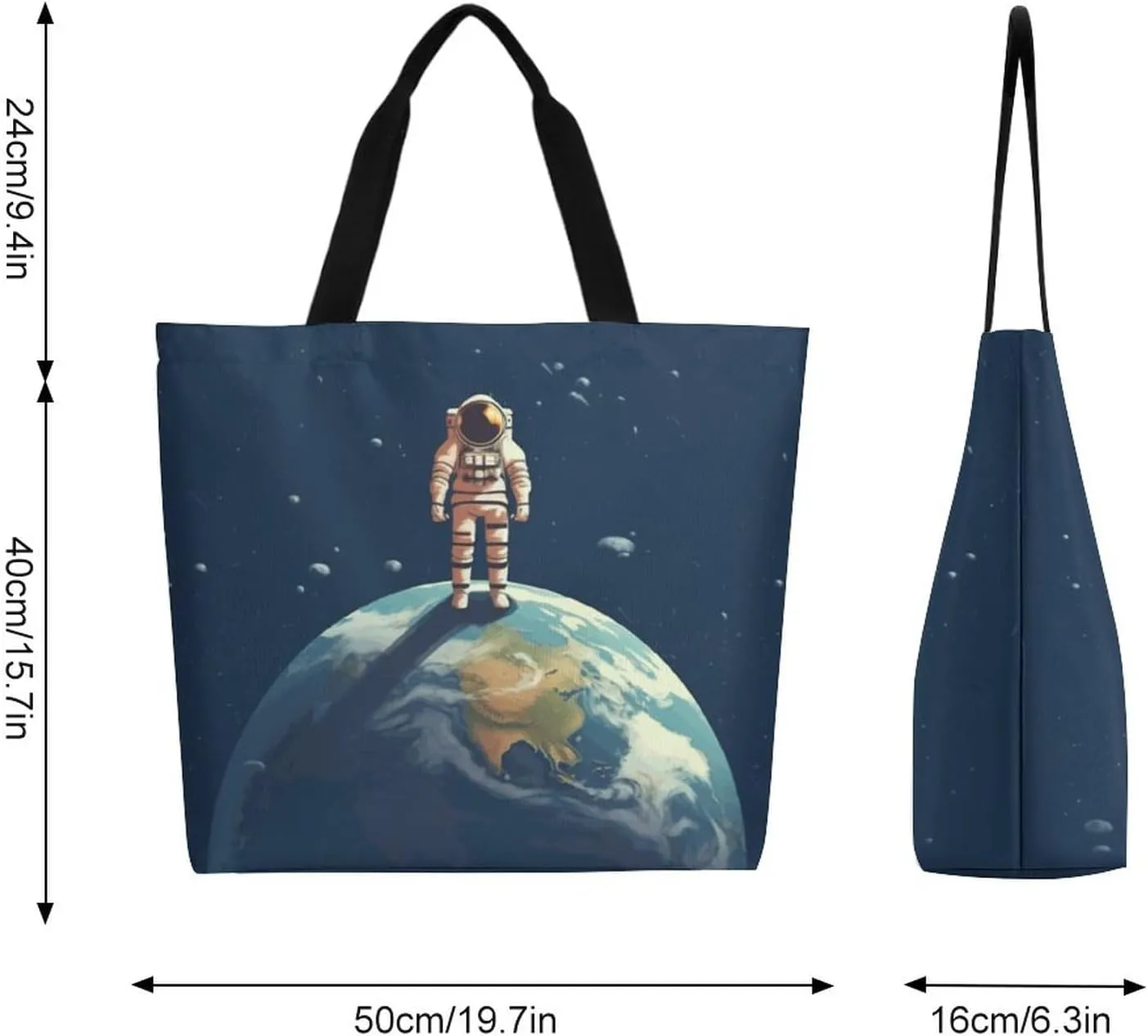 Canvas Tote Bag Large Women Casual Shoulder Bag Handbag Reusable Beach Shopping Grocery Bag For Outdoors