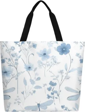 Canvas Tote Bag Large Women Casual Shoulder Bag Handbag Reusable Beach Shopping Grocery Bag For Outdoors