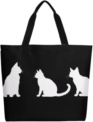 Canvas Tote Bag Large Women Casual Shoulder Bag Handbag Reusable Beach Shopping Grocery Bag For Outdoors
