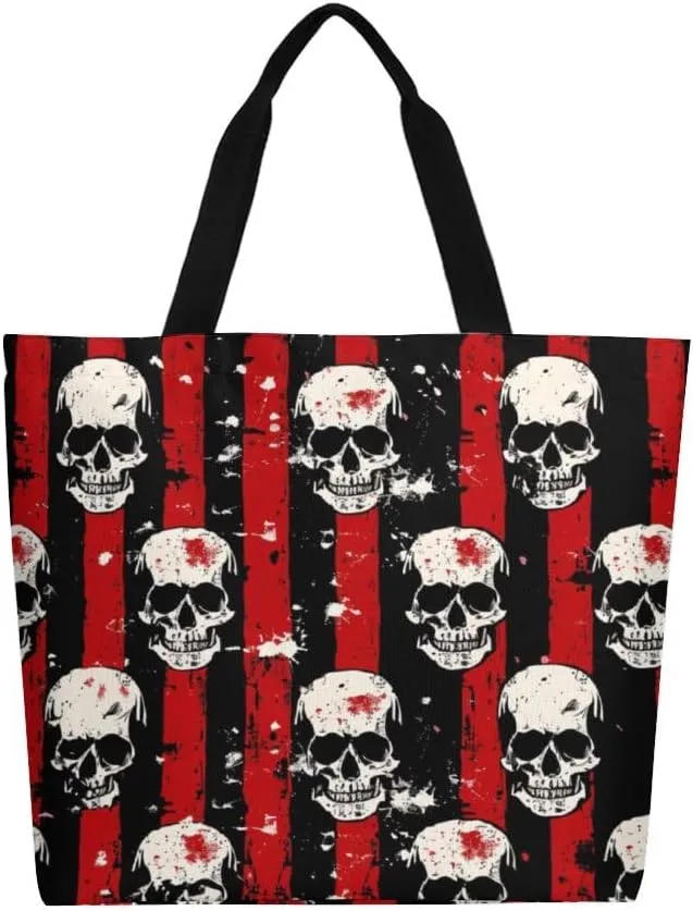 Canvas Tote Bag Large Women Casual Shoulder Bag Handbag Reusable Beach Shopping Grocery Bag For Outdoors