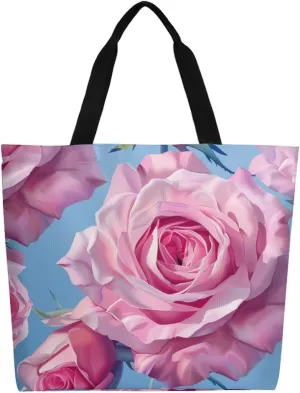 Canvas Tote Bag Large Women Casual Shoulder Bag Handbag Reusable Beach Shopping Grocery Bag For Outdoors