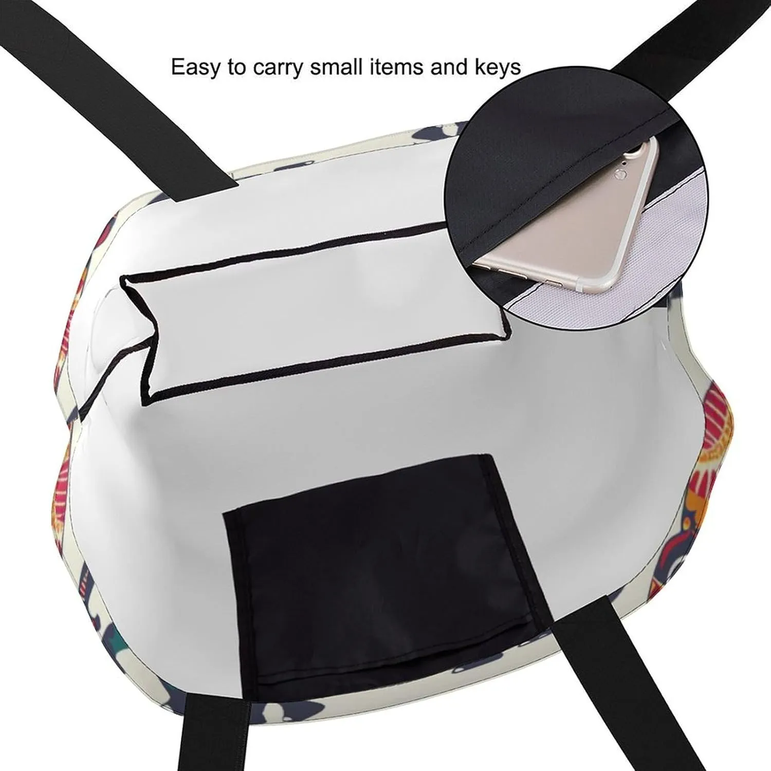 Canvas Tote Bag Large Women Casual Shoulder Bag Handbag Reusable Beach Shopping Grocery Bag For Outdoors