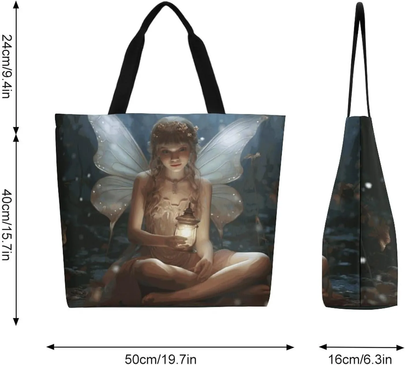 Canvas Tote Bag Large Women Casual Shoulder Bag Handbag Reusable Beach Shopping Grocery Bag For Outdoors