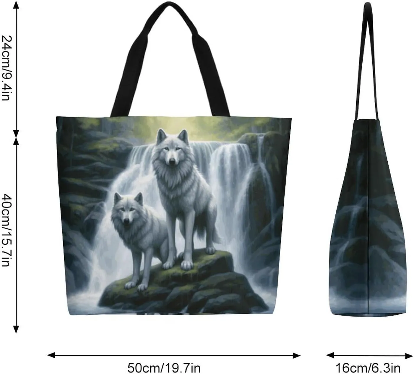 Canvas Tote Bag Large Women Casual Shoulder Bag Handbag Reusable Beach Shopping Grocery Bag For Outdoors