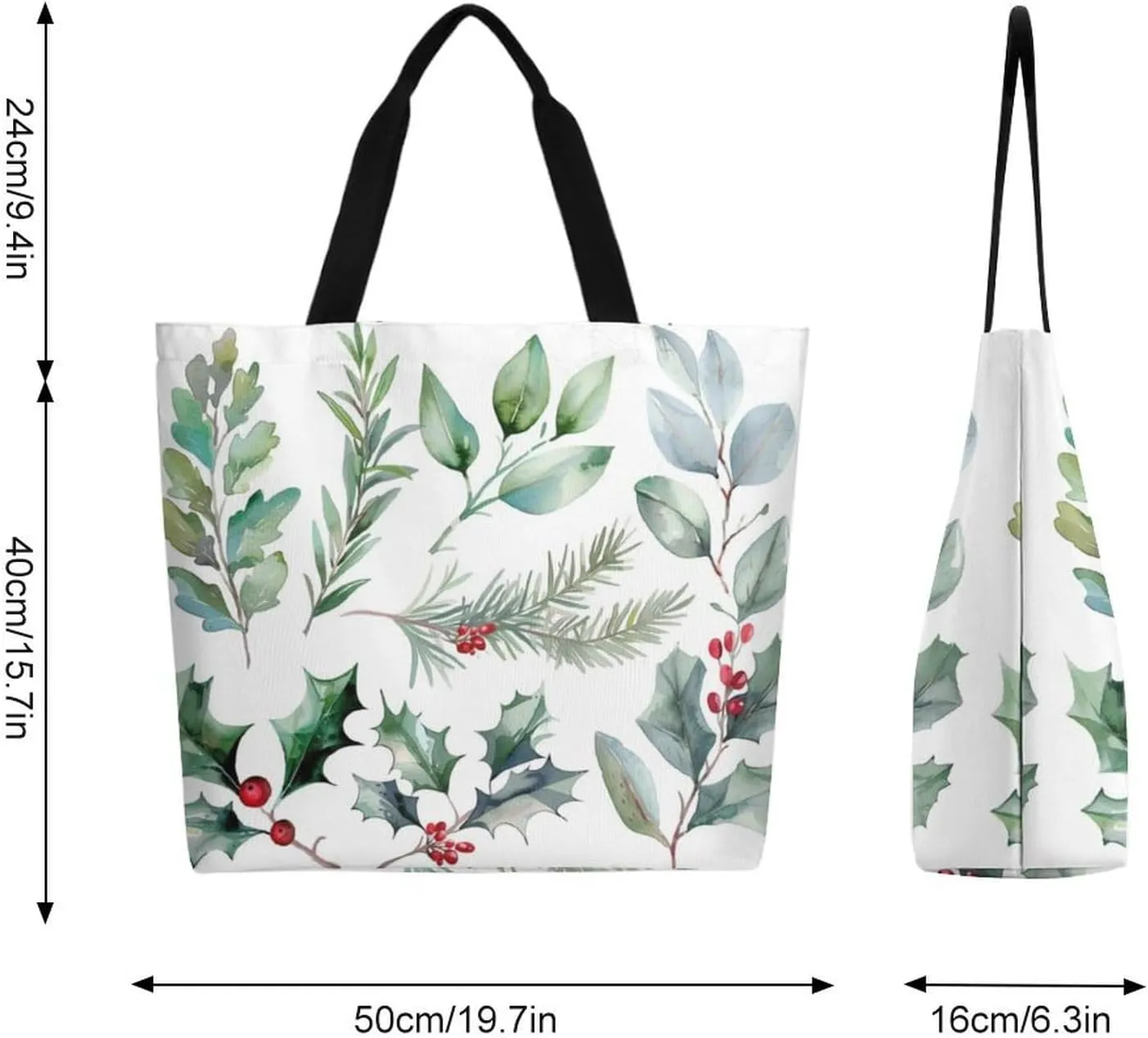 Canvas Tote Bag Large Women Casual Shoulder Bag Handbag Reusable Beach Shopping Grocery Bag For Outdoors