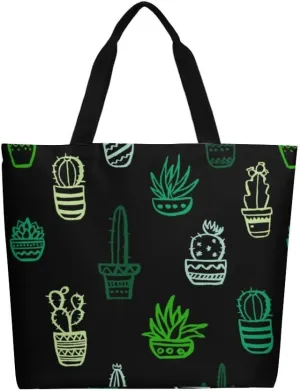 Canvas Tote Bag Large Women Casual Shoulder Bag Handbag Reusable Beach Shopping Grocery Bag For Outdoors