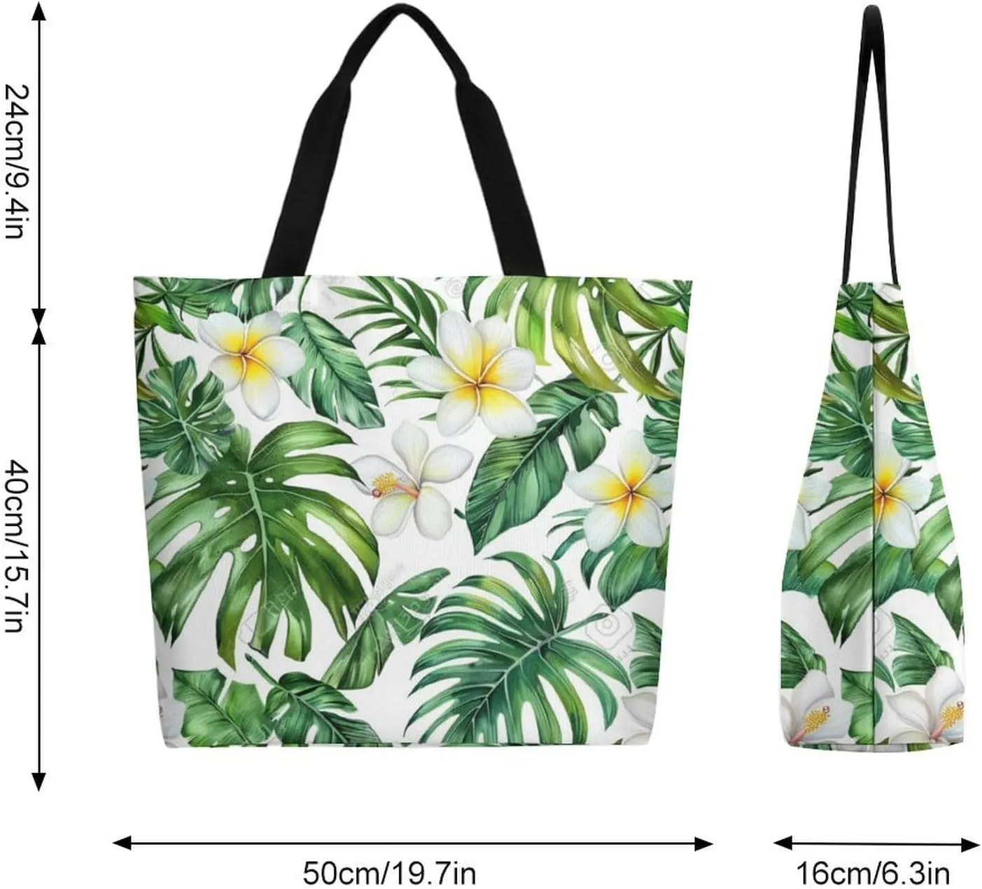 Canvas Tote Bag Large Women Casual Shoulder Bag Handbag Reusable Beach Shopping Grocery Bag For Outdoors