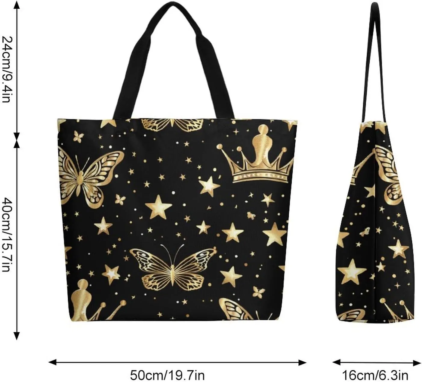 Canvas Tote Bag Large Women Casual Shoulder Bag Handbag Reusable Beach Shopping Grocery Bag For Outdoors