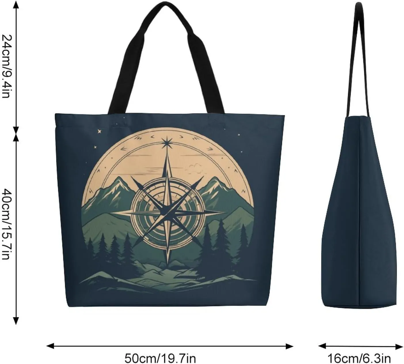 Canvas Tote Bag Large Women Casual Shoulder Bag Handbag Reusable Beach Shopping Grocery Bag For Outdoors
