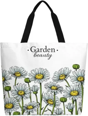 Canvas Tote Bag Large Women Casual Shoulder Bag Handbag Reusable Beach Shopping Grocery Bag For Outdoors
