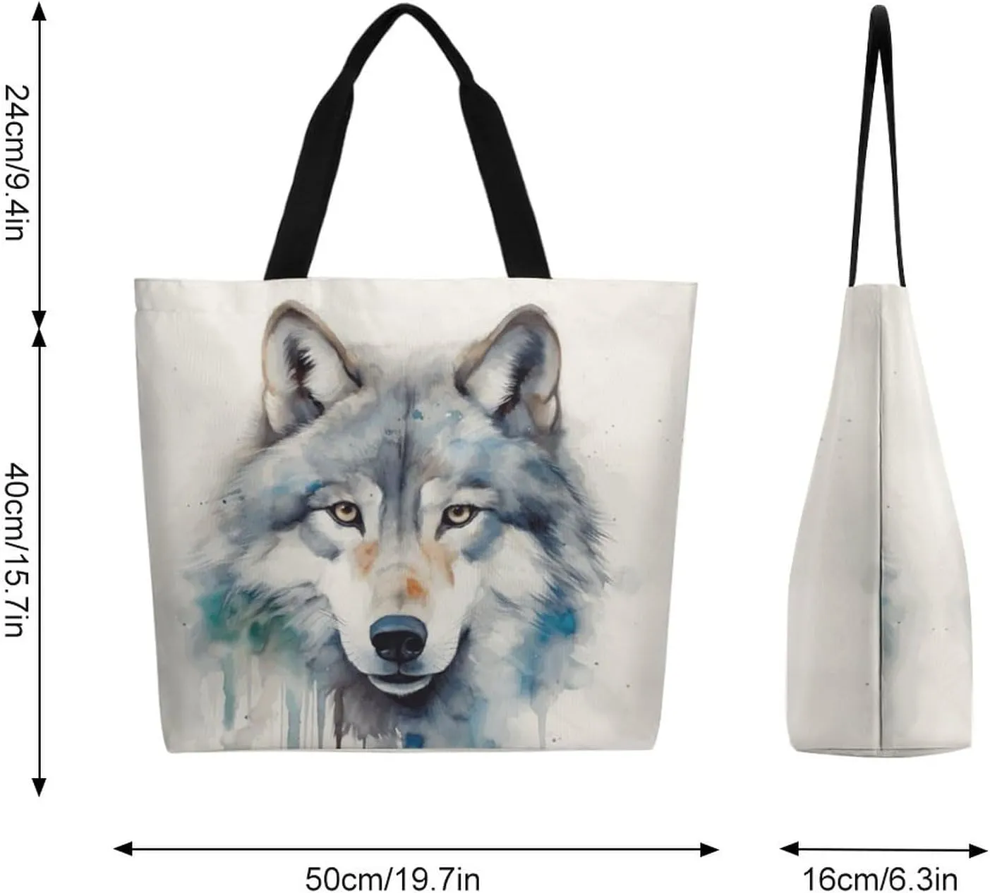 Canvas Tote Bag Large Women Casual Shoulder Bag Handbag Reusable Beach Shopping Grocery Bag For Outdoors