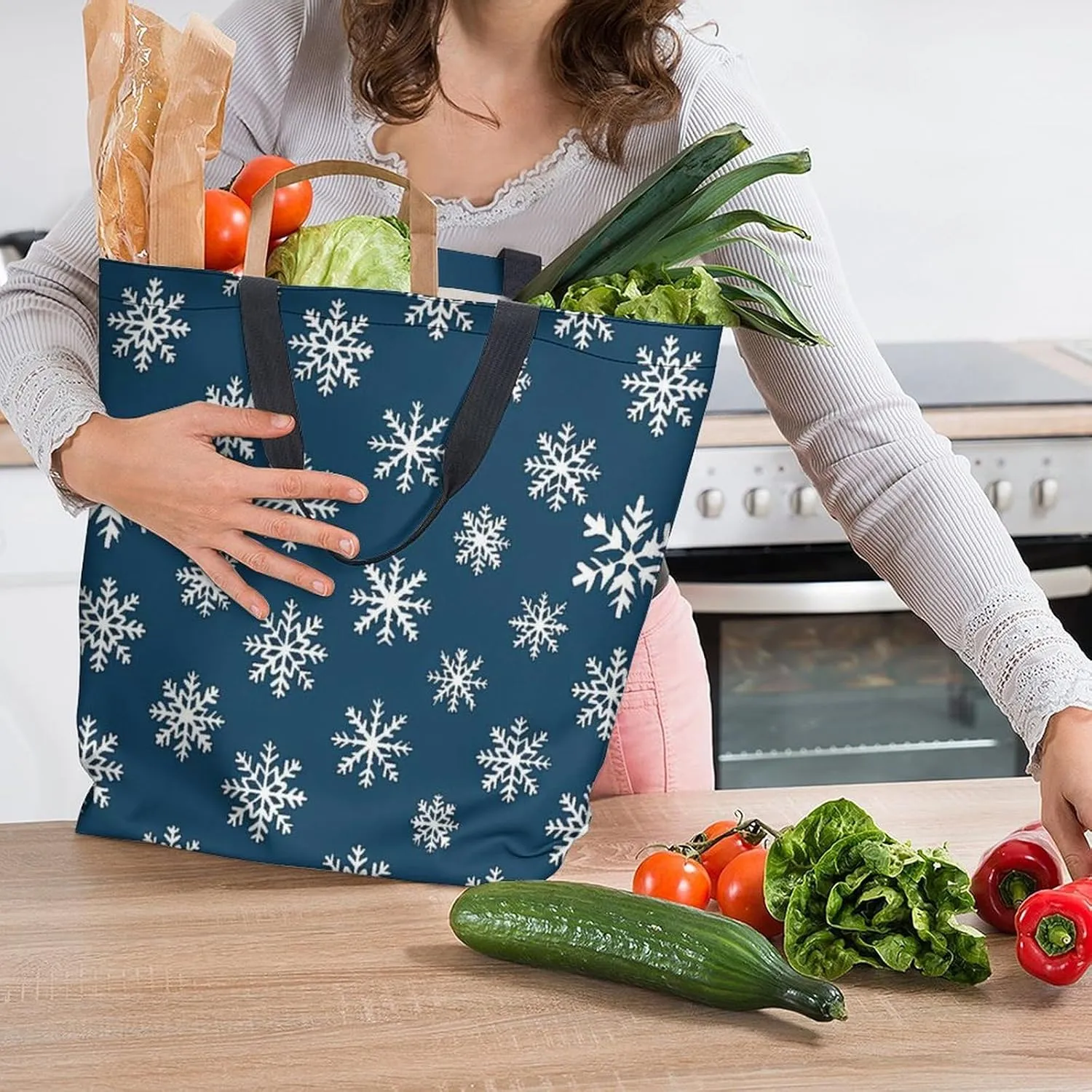Canvas Tote Bag Large Women Casual Shoulder Bag Handbag Reusable Beach Shopping Grocery Bag For Outdoors