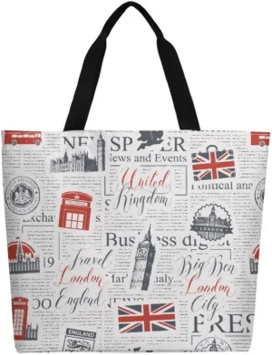 Canvas Tote Bag Large Women Casual Shoulder Bag Handbag Reusable Beach Shopping Grocery Bag For Outdoors