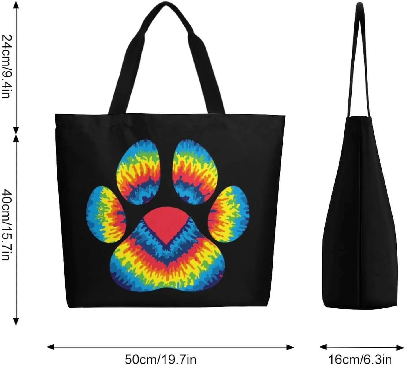Canvas Tote Bag Large Women Casual Shoulder Bag Handbag Reusable Beach Shopping Grocery Bag For Outdoors