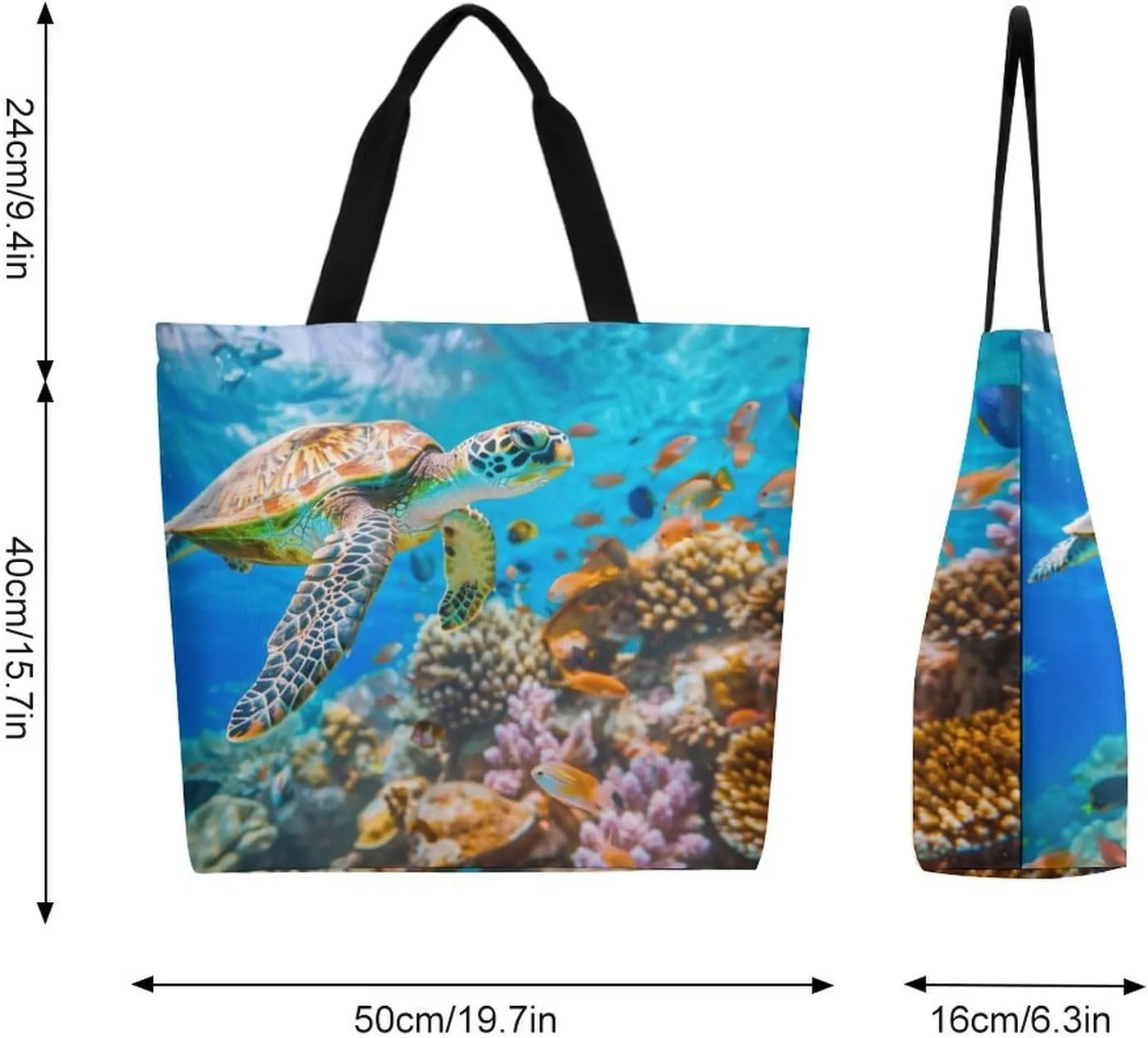 Canvas Tote Bag Large Women Casual Shoulder Bag Handbag Reusable Beach Shopping Grocery Bag For Outdoors