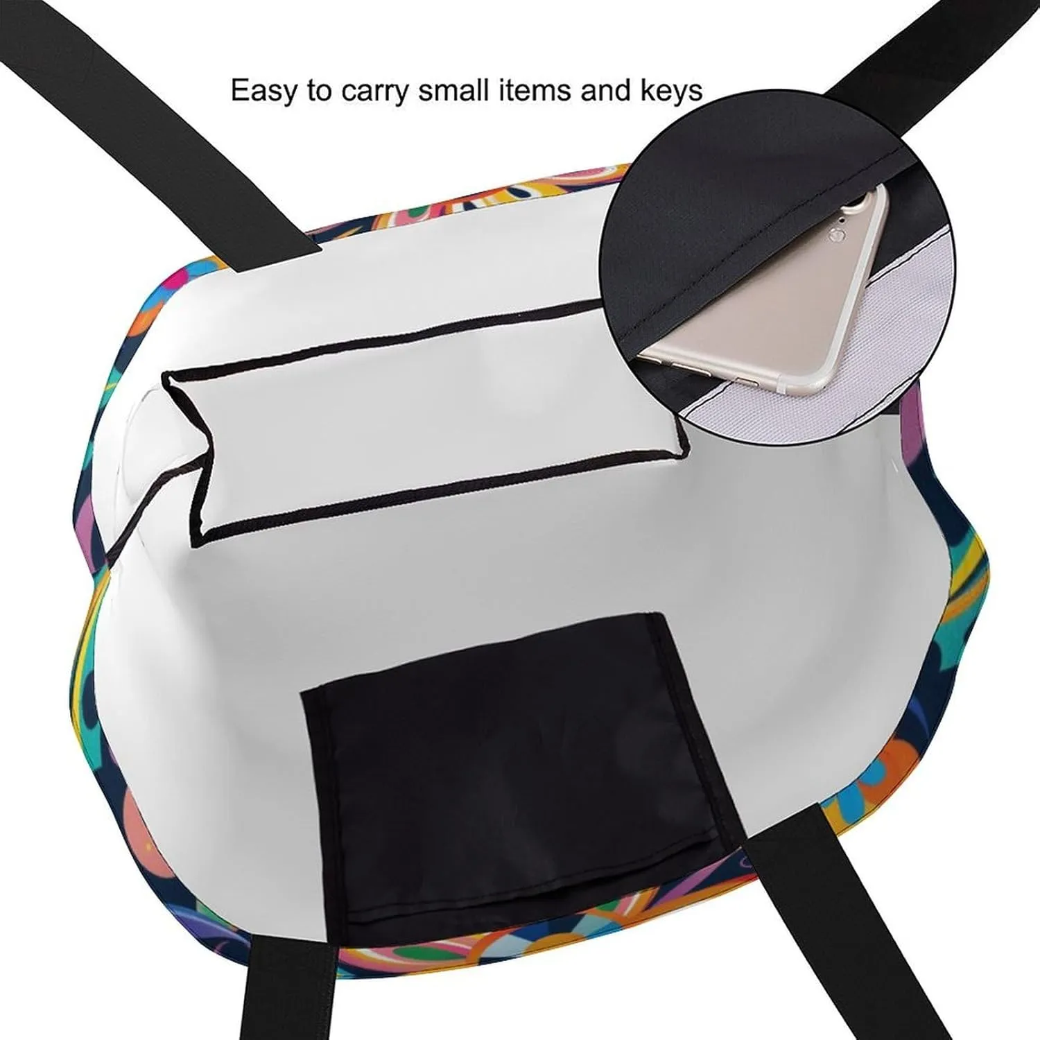 Canvas Tote Bag Large Women Casual Shoulder Bag Handbag Reusable Beach Shopping Grocery Bag For Outdoors