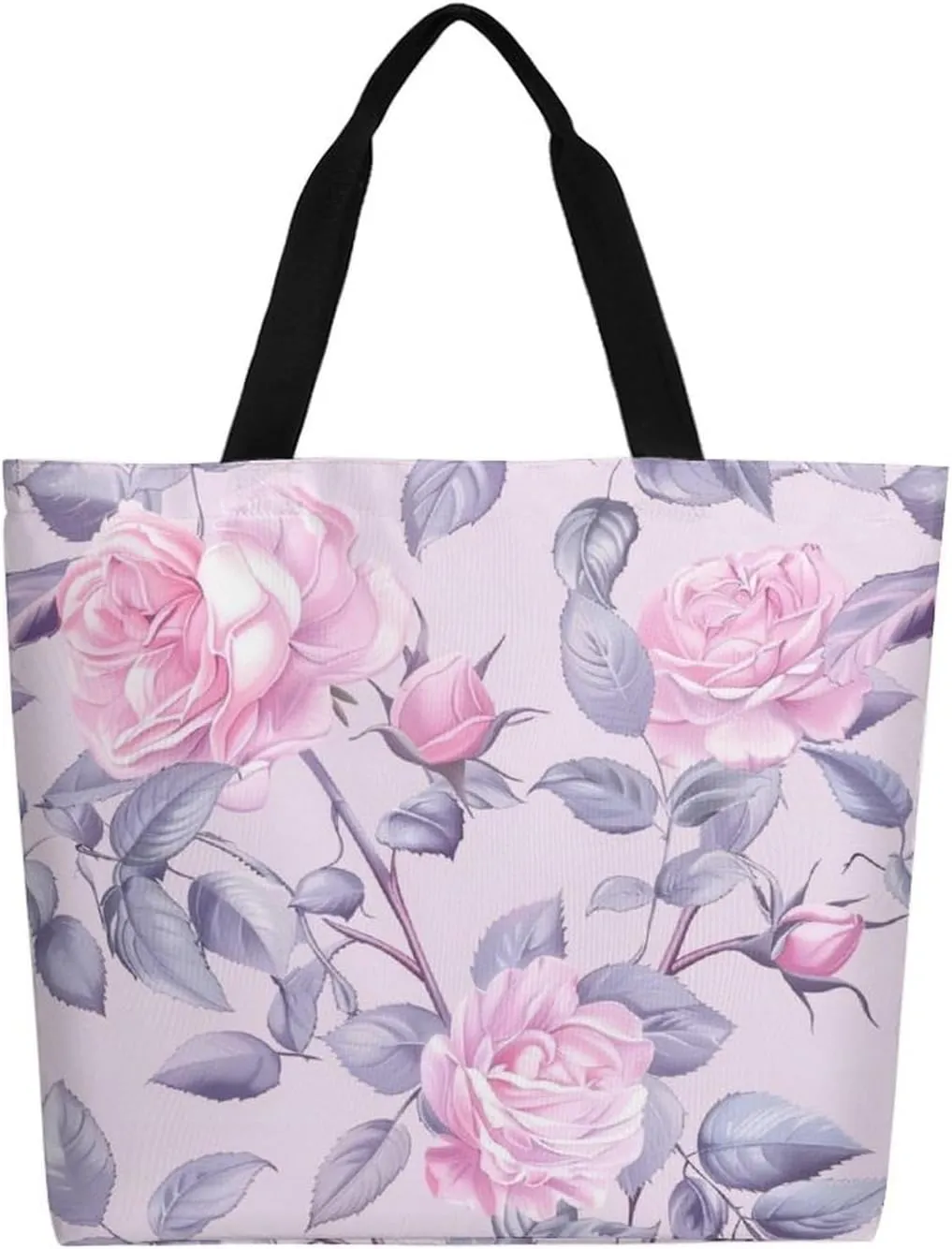 Canvas Tote Bag Large Women Casual Shoulder Bag Handbag Reusable Beach Shopping Grocery Bag For Outdoors