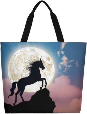 Canvas Tote Bag Large Women Casual Shoulder Bag Handbag Reusable Beach Shopping Grocery Bag For Outdoors