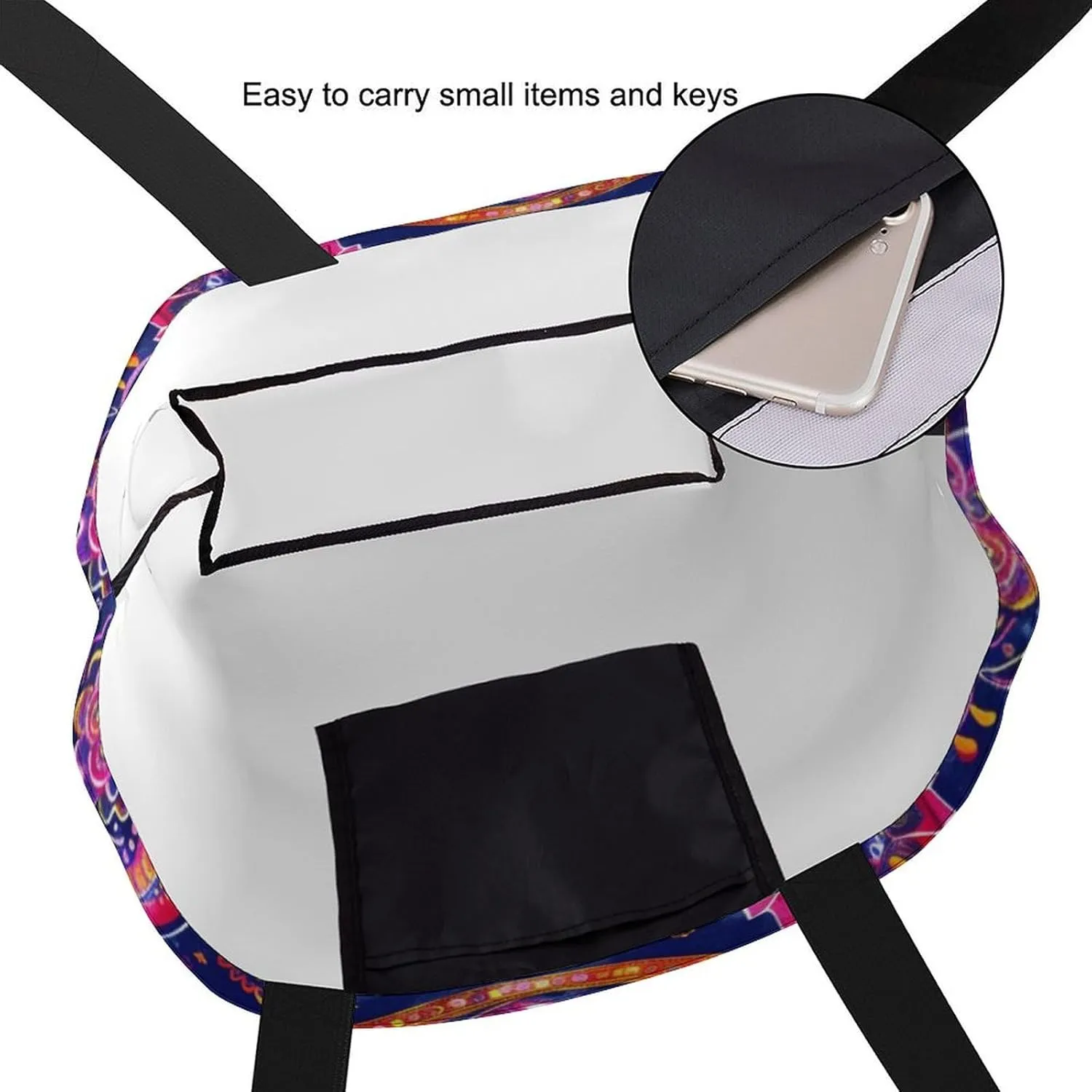 Canvas Tote Bag Large Women Casual Shoulder Bag Handbag Reusable Beach Shopping Grocery Bag For Outdoors