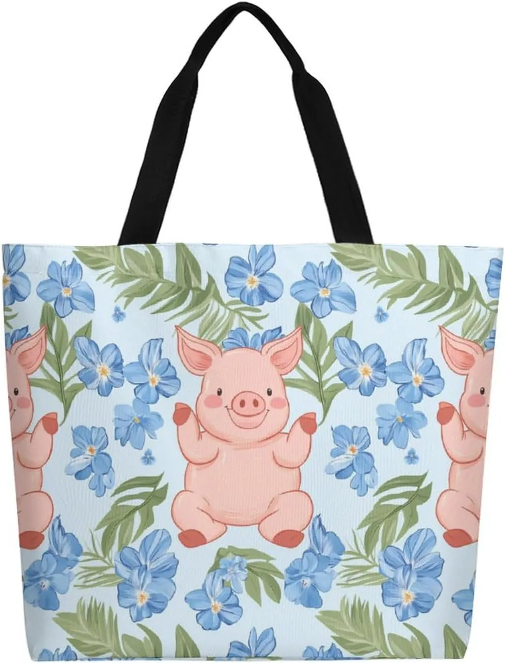 Canvas Tote Bag Large Women Casual Shoulder Bag Handbag Reusable Beach Shopping Grocery Bag For Outdoors