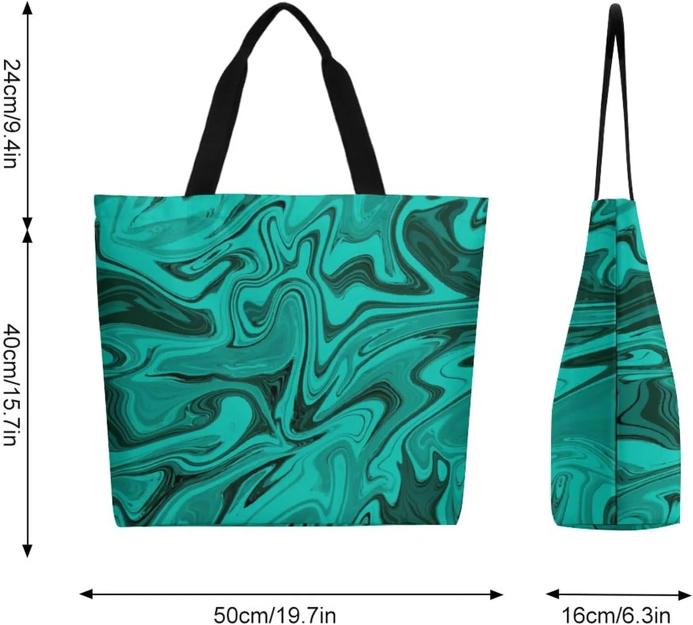 Canvas Tote Bag Large Women Casual Shoulder Bag Handbag Reusable Beach Shopping Grocery Bag For Outdoors