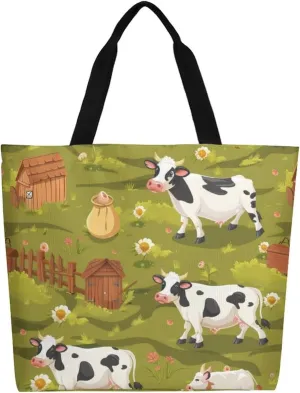 Canvas Tote Bag Large Women Casual Shoulder Bag Handbag Reusable Beach Shopping Grocery Bag For Outdoors