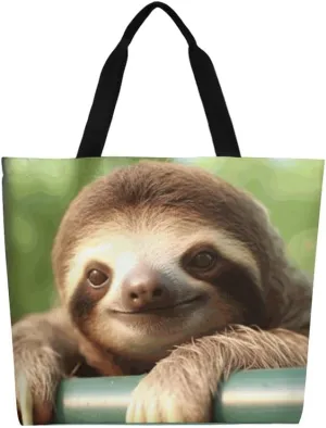 Canvas Tote Bag - Large Women's Casual Shoulder Handbag - Reusable Beach & Shopping Grocery Bag for Outdoors