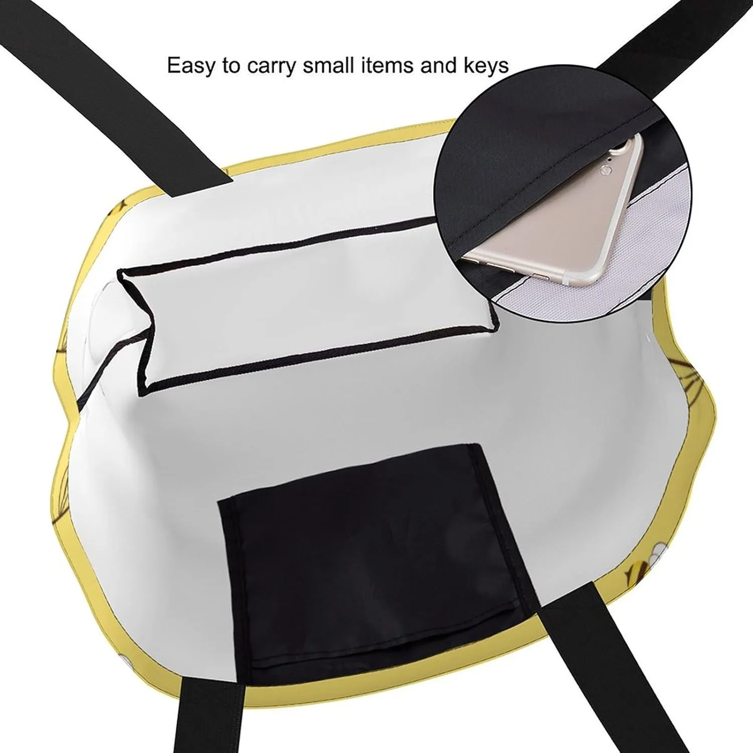 Canvas Tote Bag - Large Women's Casual Shoulder Handbag - Reusable Beach & Shopping Grocery Bag for Outdoors