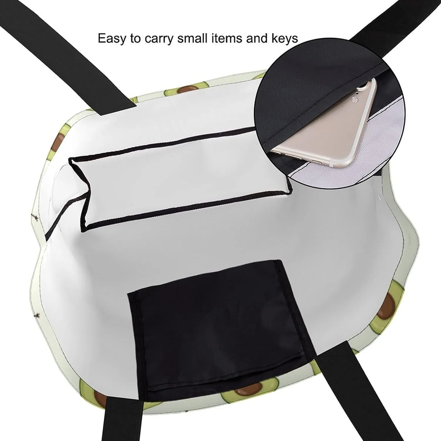 Canvas Tote Bag - Large Women's Casual Shoulder Handbag - Reusable Beach & Shopping Grocery Bag for Outdoors