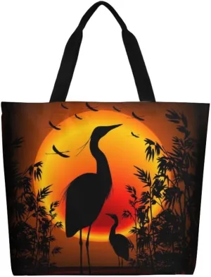 Canvas Tote Bag - Large Women's Casual Shoulder Handbag - Reusable Beach & Shopping Grocery Bag for Outdoors