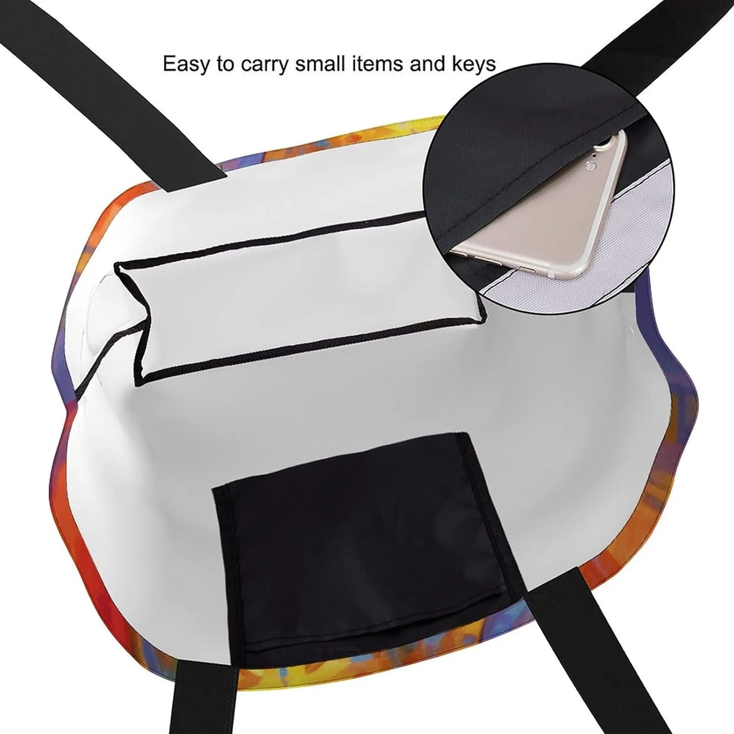 Canvas Tote Bag - Large Women's Casual Shoulder Handbag - Reusable Beach & Shopping Grocery Bag for Outdoors