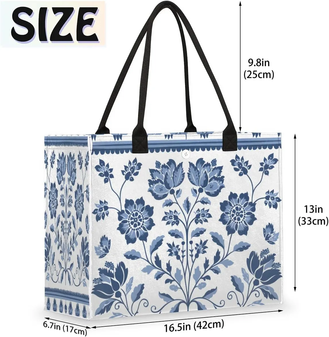 Canvas Tote Bags, Reusable Canvas Bags Use For Grocery Bags, Shopping Bags, Work, Daily Use