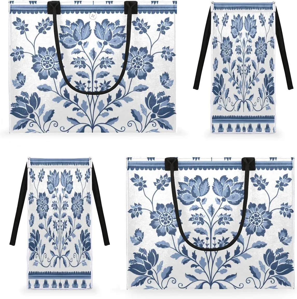 Canvas Tote Bags, Reusable Canvas Bags Use For Grocery Bags, Shopping Bags, Work, Daily Use