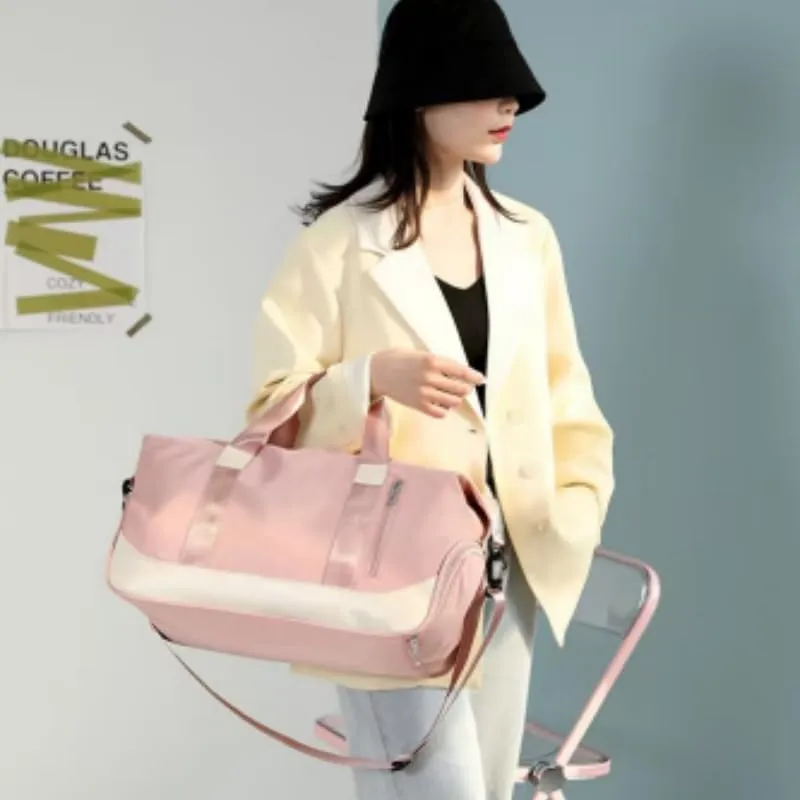 Car Travel Duffel Bag for Mazda Biante 2008-2018, Travel Duffle Bag Weekender Bags Travel Bag Weekender Overnight Bag Sports Gym Tote Bag Travel Carry on Bag Accessories,Pink-A