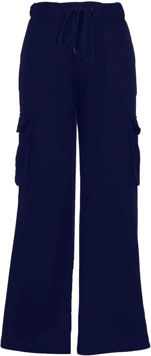 Cargo Sweatpants for Women Wide Leg Hiking Pants Women 2024 Fall Straight Lightweight Outdoor Sweatpants with Pockets