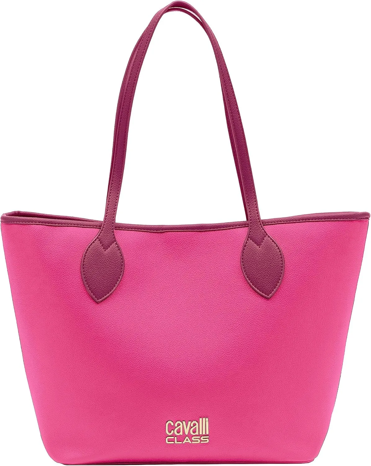 Cavalli Class Pink Large Everyday Soft Large Shopper Tote Bag for womens